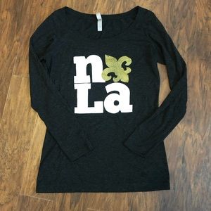 NOLA Saints long sleeve shirt